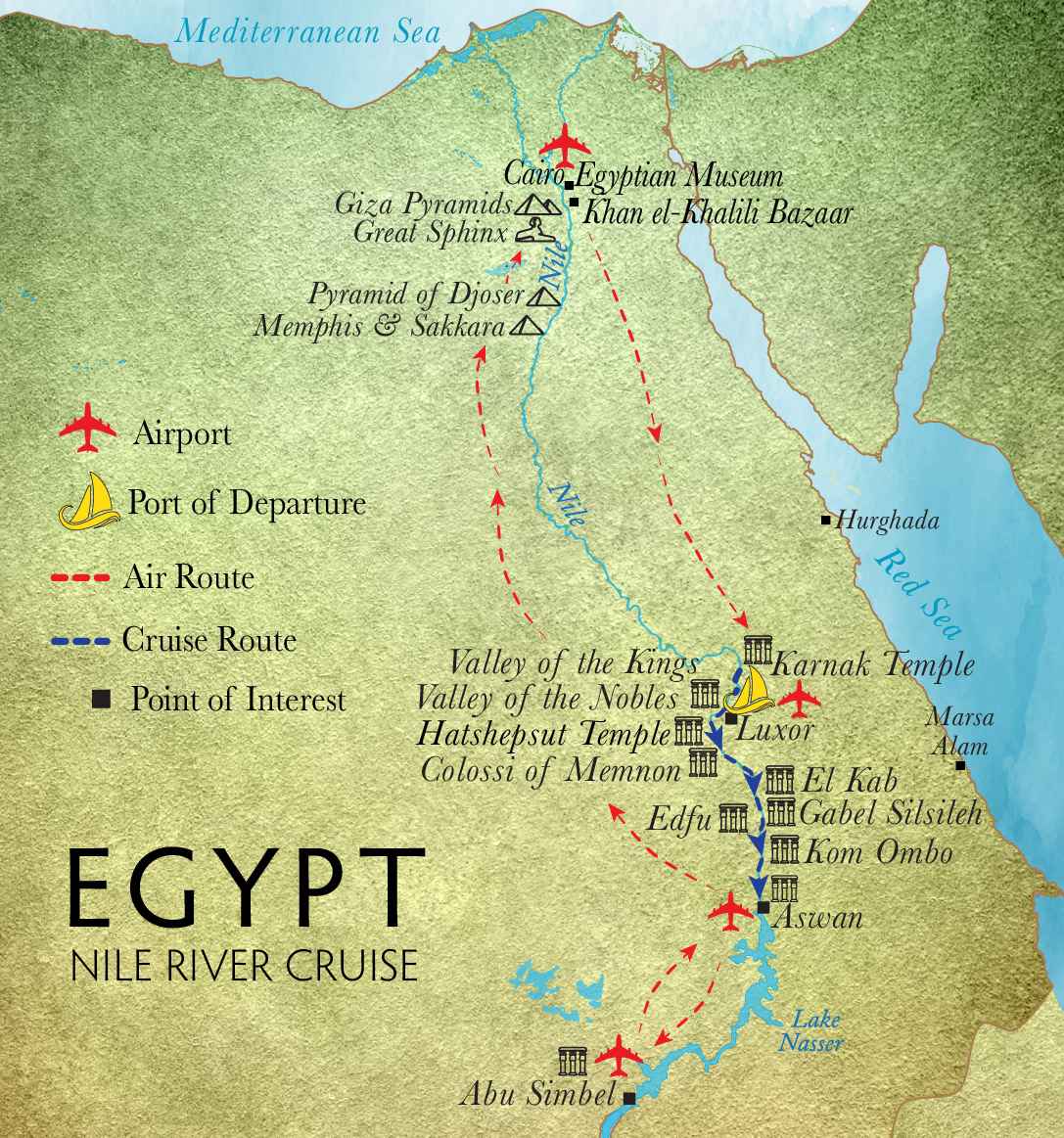    Nile River Cruise Map 2021 Copy 